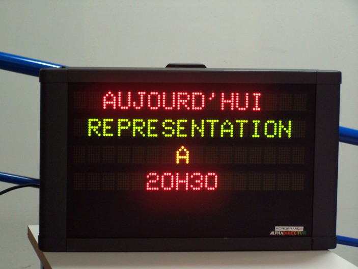 Afficheur alpha director Adaptive Afficheur alpha director Adaptive